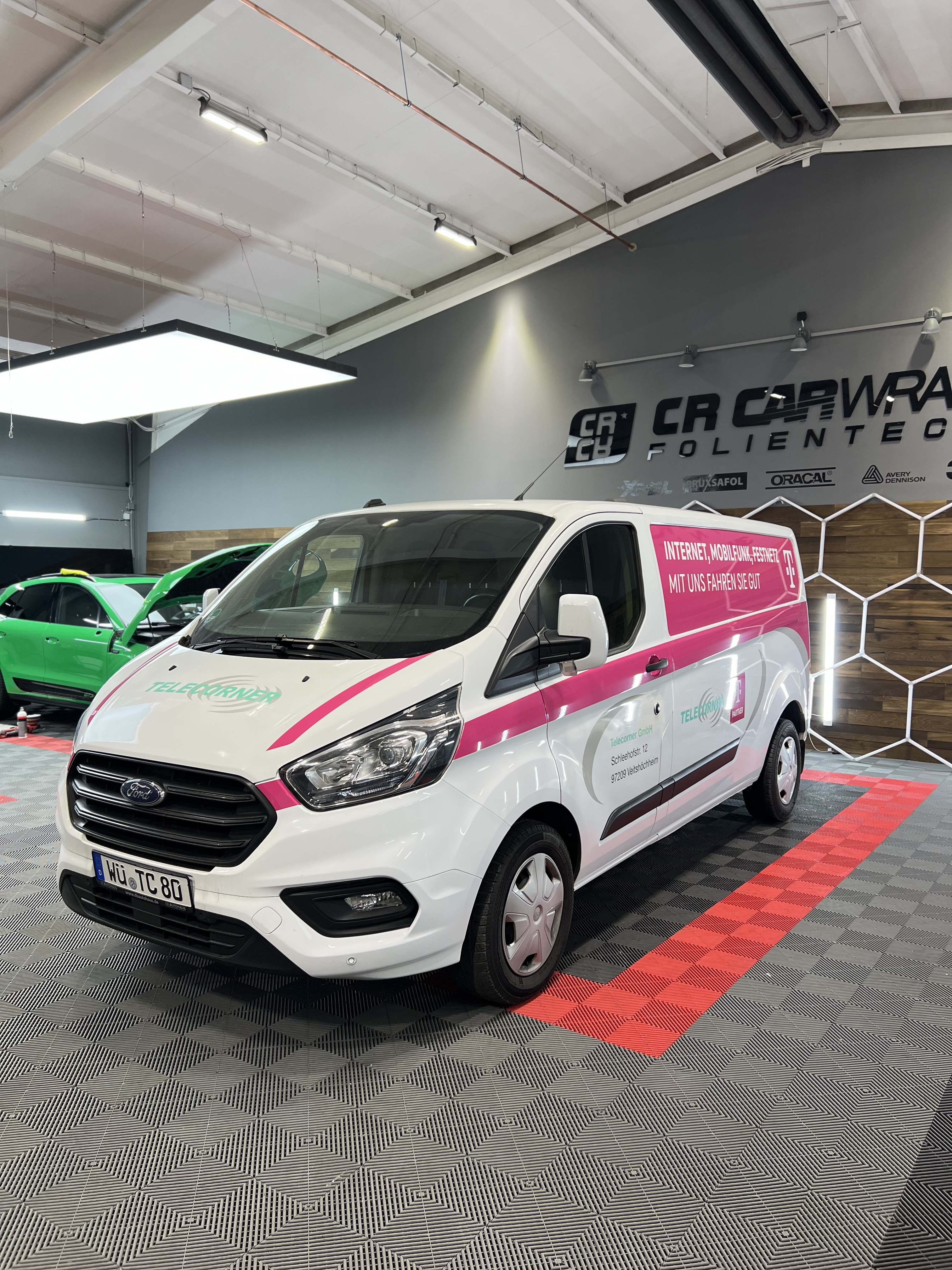 Ford Transit Telecom Werbefolierung